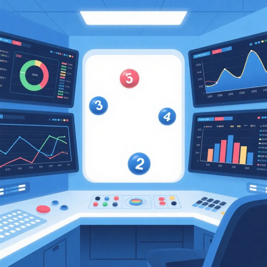 开奖数据与直播场景示意图